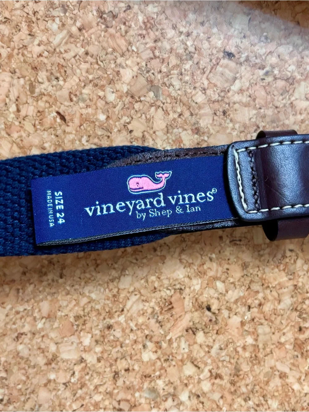 Youth Boys Vineyard Vines lobster or crawfish light blue belt